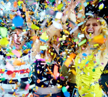 Confetti cannons & Party poppers